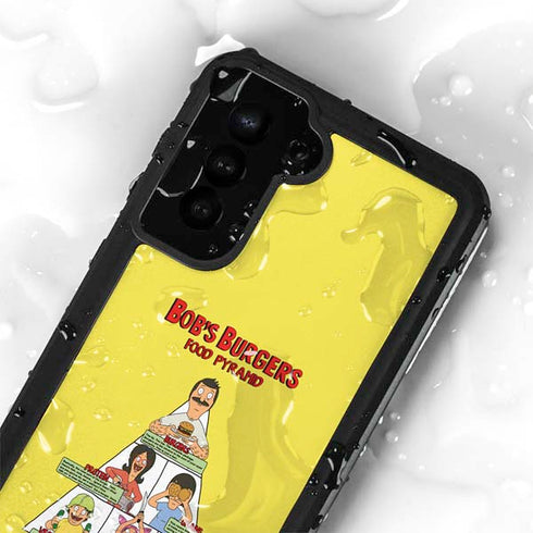 Bobs Burgers Food Pyramid Galaxy S24 Plus Waterproof Case